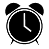 Alarm Clock Icon for Efficiency by Photography Hut Image Processing and Wedding Videography